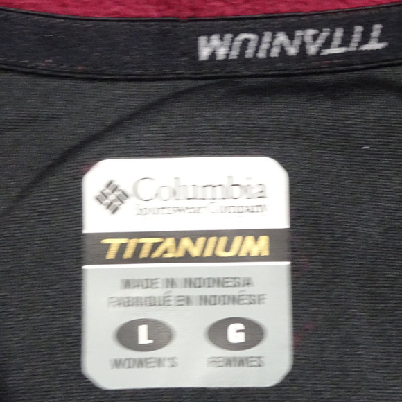 Columbia Titanium Burgundy/Black Vest Large - Picture 5 of 8